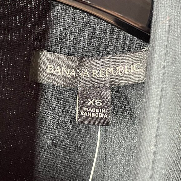 NEW Banana Republic Dress Womens XS black shift a line preppy casual classic - Picture 4 of 9